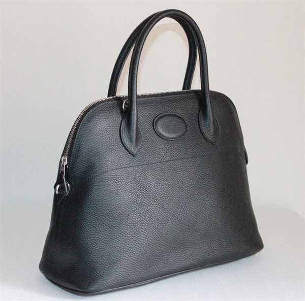 High Quality Replica Hermes Bolide Togo Leather Tote Bag Black 509084